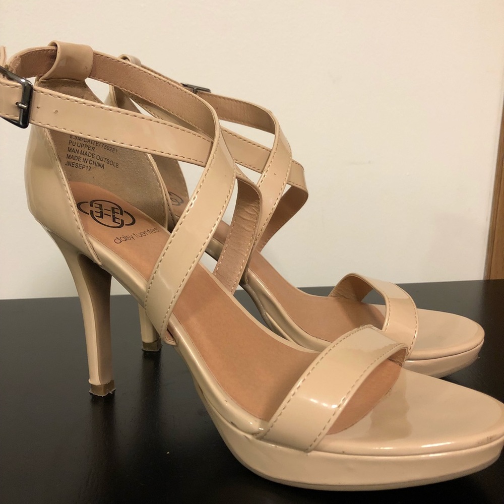 Strappy Nude Heels